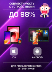 Стилус активный для телефона и планшета белый - Фото 4