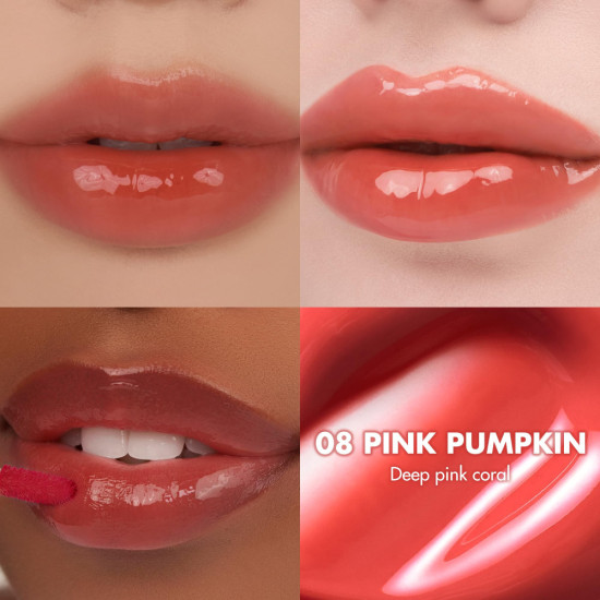 Глянцевый тинт для губ The Juicy Lasting Tint 08 Pink Pumpkin