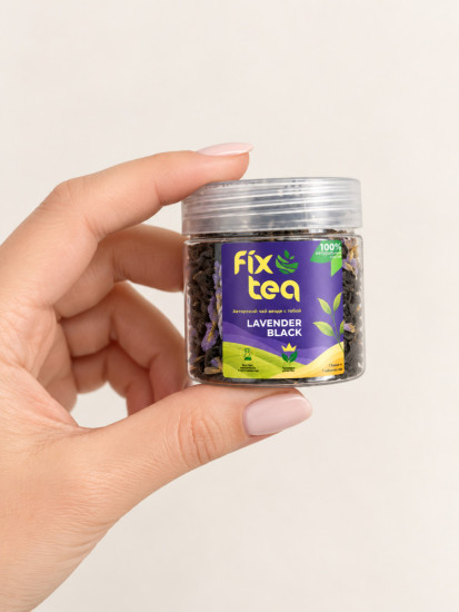 Чай FixTea Лаванда Блэк черный листовой 11.7 г