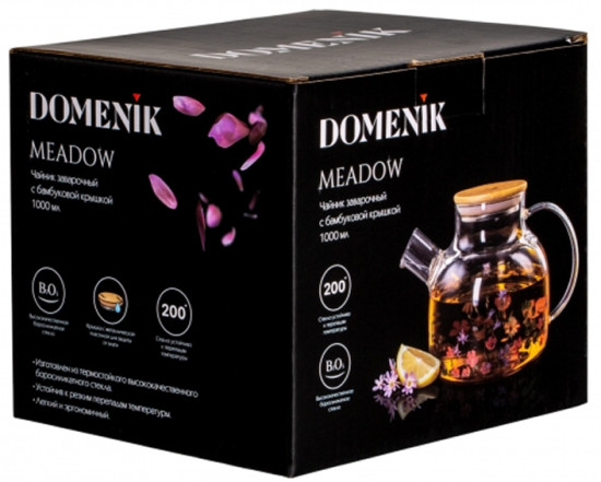 Чайник заварочный Meadow с бамбуковой крышкой