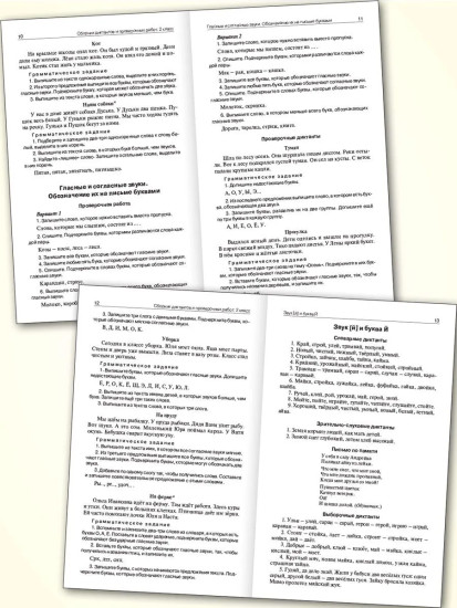 Сборник диктантов. 2-4 классы