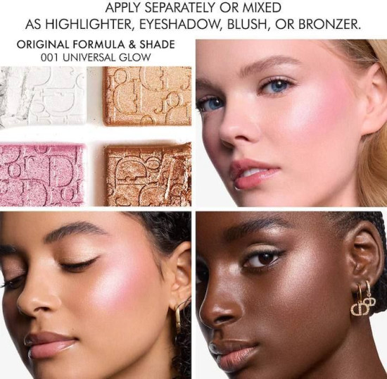 Палетка Dior Backstage Glow Face Palette оттенок 001 Universal