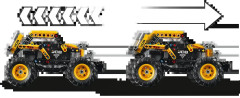 Техник Инерционный DIGatron Monster Jam 42199 - Фото 7