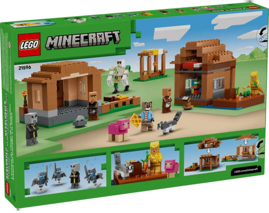 Minecraft Нападение вызывателя на деревню 21596