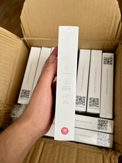 Кабель для iPhone, USB — Lightning, 1 метр