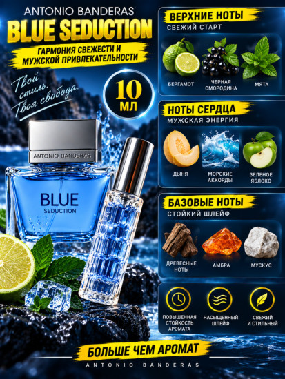 Blue Seduction мужские духи по мотивам аромата