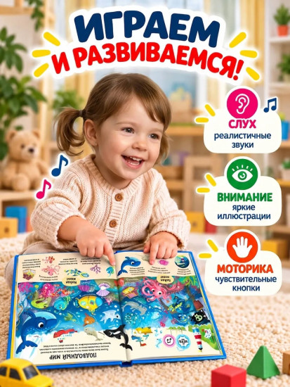 Мир вокруг. Виммельбух со звуками
