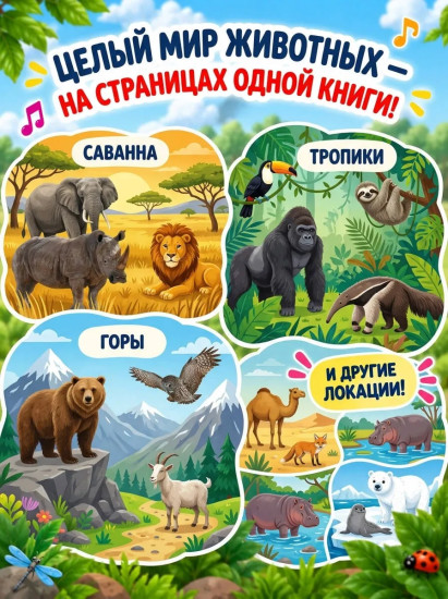 Животные. Энциклопедия со звуками