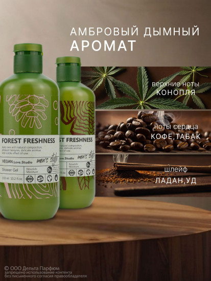 Подарочный набор для мужчин «Forest Freshness. Древесный»