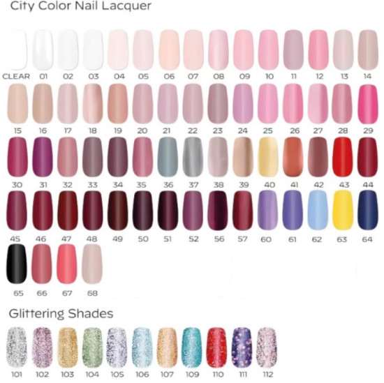 Лак для ногтей «City Color», оттенок 37
