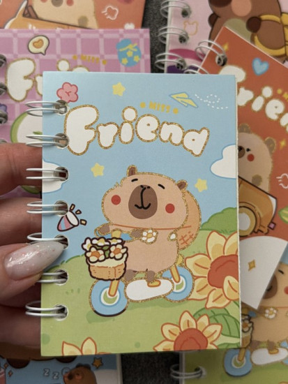 Блокнот Friend, А7, 45 л, мультиколор