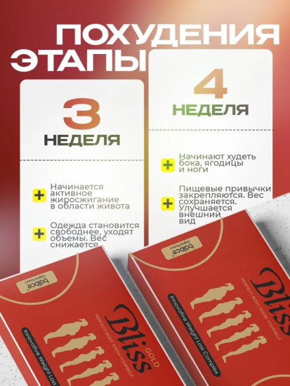 Bliss Gold капсулы для похудения