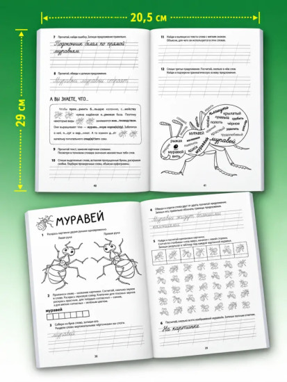 Логоментальные прописи и тренажёры. Насекомые
