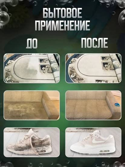 Универсальный сухой пенный очиститель салона автомобиля и дома
