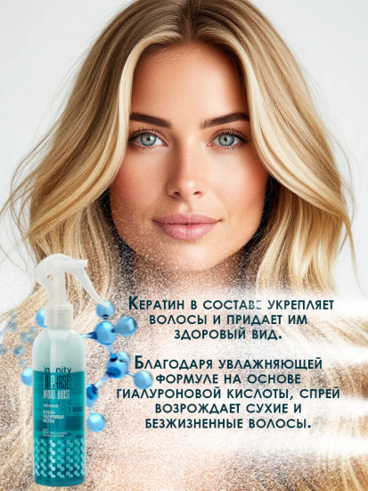 Спрей двухфазный для волос увлажняющий «Hydro Boost»