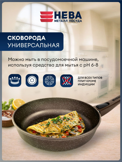 Сковорода литая со съемной ручкой «Этна»