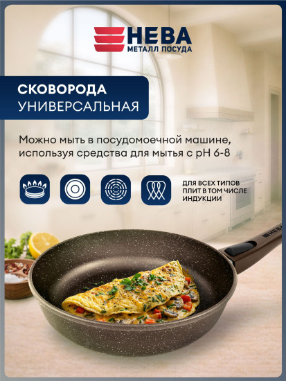Сковорода литая со съемной ручкой «Этна»