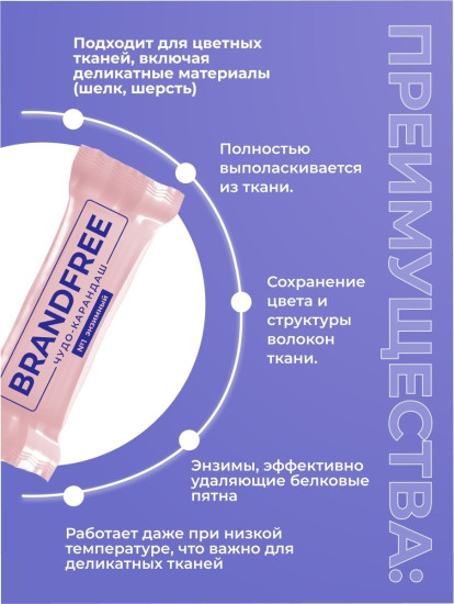 Пятновыводитель Энзимный карандаш карандаш
