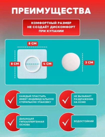 Детский пластырь-бандаж от пупочной грыжи фиксатор на брюшной отдел размер универсальный белый, голубой