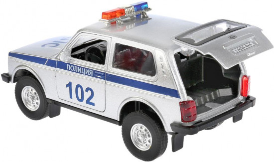 Машина металлическая «Lada 4×4 Полиция»