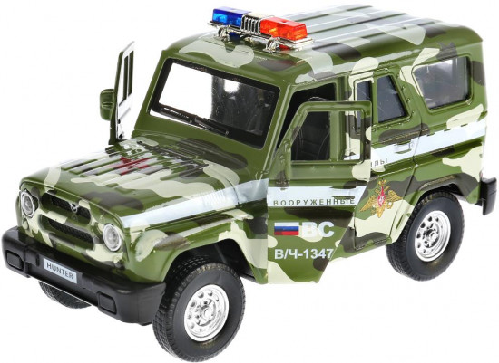 Машина металлическая «Uaz Hunter военный»