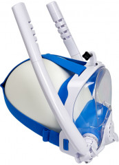 Полнолицевая маска для снорклинга с двумя трубками - Фото 5