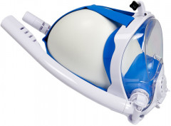 Полнолицевая маска для снорклинга с двумя трубками - Фото 7