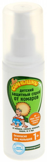 Спрей от комаров детский защитный