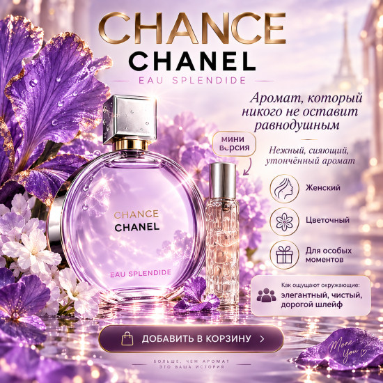 Chanse eau splendide 10ml