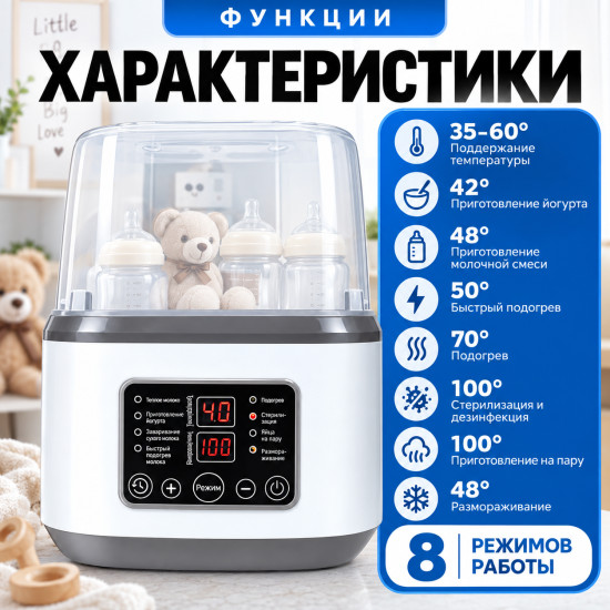 Стерилизатор для детских бутылочек 8 в 1