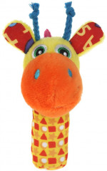 Пищалка с погремушкой «Смешной жирафик» - Фото 1