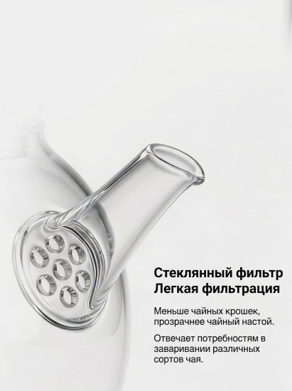 чайник стеклянный заварочный 350мл