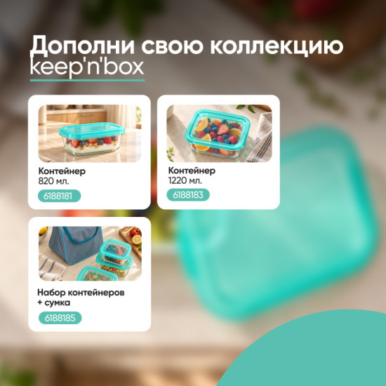 Контейнер для хранения Keep’n’Box квадратный