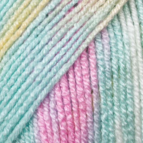 Пряжа для вязания «Happy Baby New Multi Colors», цвет 52992 секционный