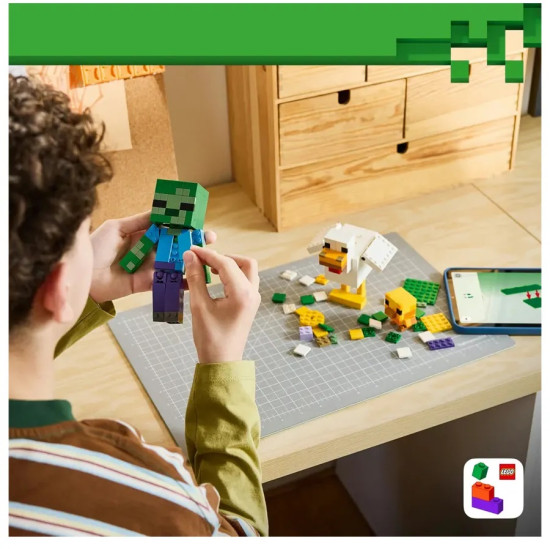 Lego Minecraft 21582 Куриный жокей