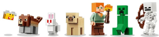 Lego Minecraft 21593 Приключение в первую ночь