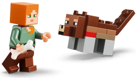Lego Minecraft 21593 Приключение в первую ночь