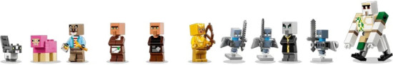 Lego Minecraft 21596 Нападение вызывателя на деревню