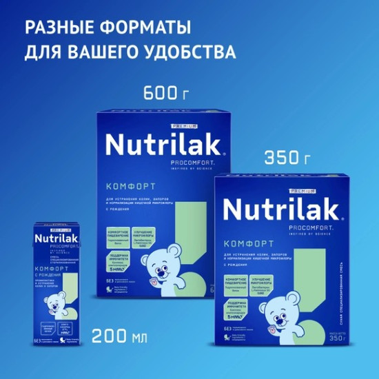 Детская молочная смесь Premium Комфорт