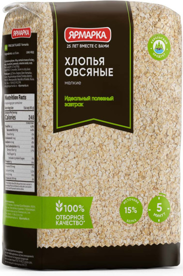 Хлопья овсяные мелкие