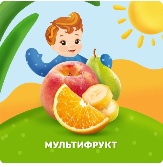 Пюре фруктовое «Мультифрукт»