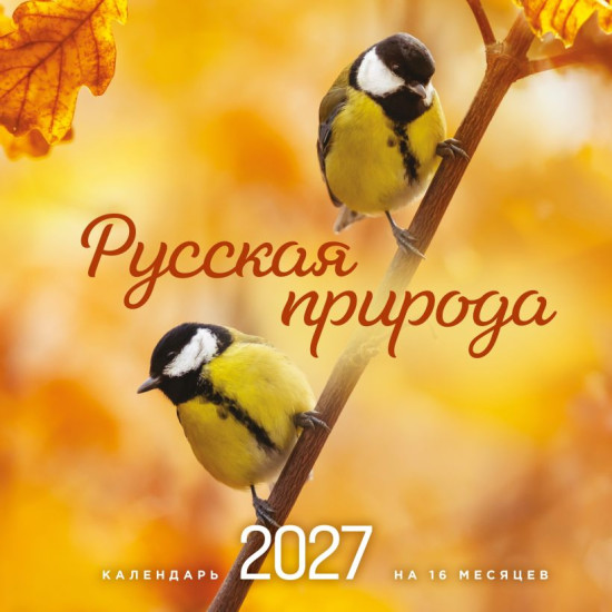 Календарь настенный на 16 месяцев на 2027 год «Русская природа»