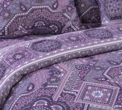 Комплект постельного белья «Баллада» (евро, бязь, 2 наволочки 70х70), цвет сиреневый - Фото 1