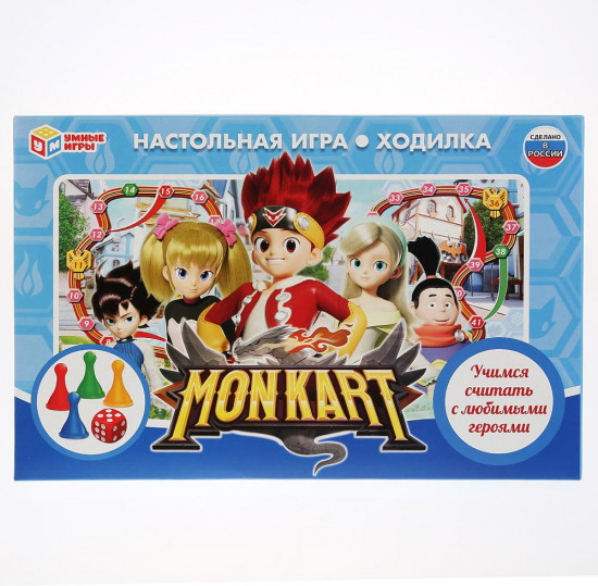 Игра настольная «Монкарт»
