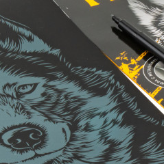 Гравюра «Сибирский хаски» - Фото 1