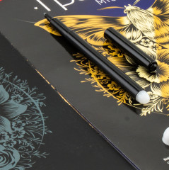 Гравюра с эффектом золота «Бабочка-колибри» - Фото 3