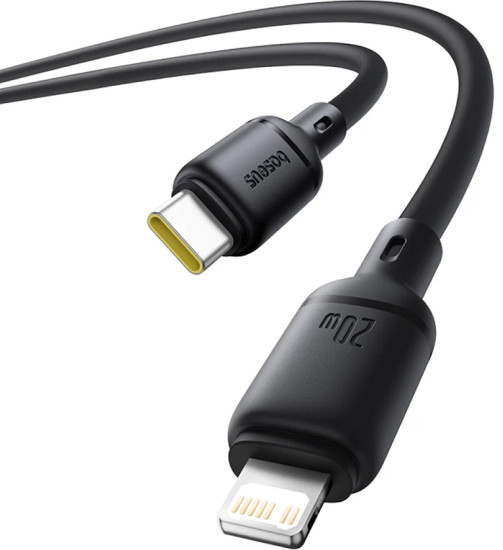 Кабель USB Type-C — Lightning Silky 20 Вт 1 м