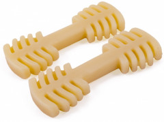 Профилактическое лакомство зубочистка с творогом для собак маленьких пород - Фото 1