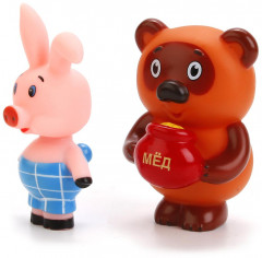 Набор игрушек для купания «Винни-пух и Пятачок» - Фото 3