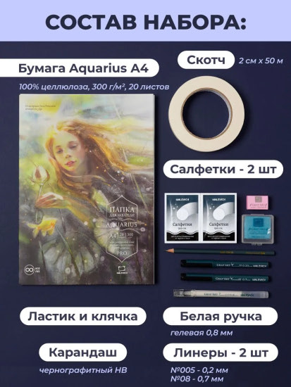 Набор для рисования чернилами